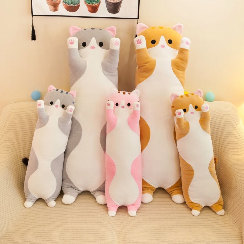 Long cat hot sale pillow